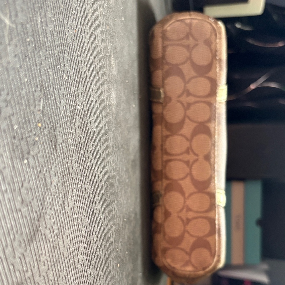 Coach Star-Patterned Brown Tote - image 3